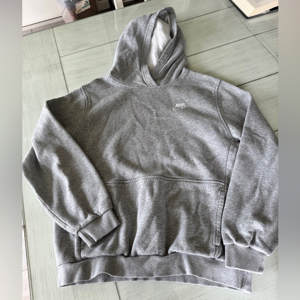 Nike Men's Heather Gray Hoodie